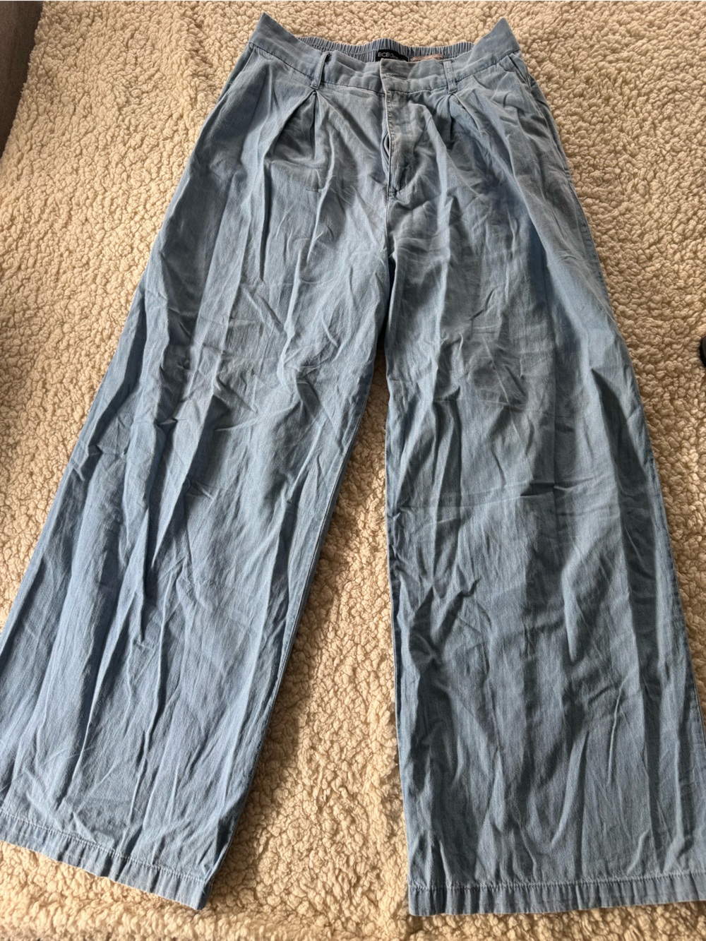 BCBGeneration Men's Light Blue Jogger Pants